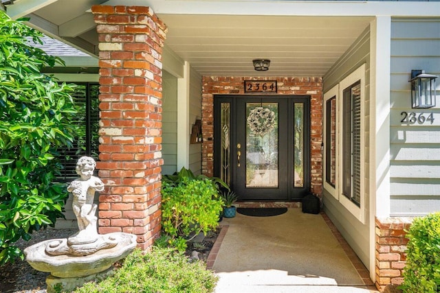 2364 La Madre Ct, Redding, CA 96002 - property entrance with brick siding