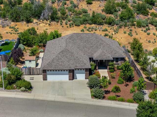 4648 Kilkee Dr, Redding, CA 96001 - aerial view of property and surrounding area