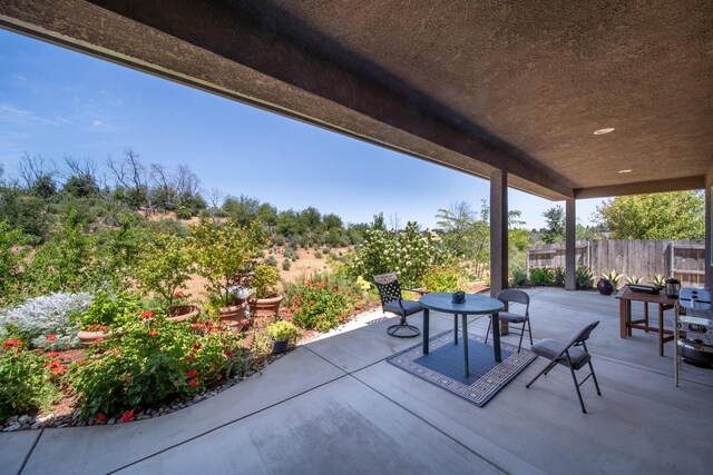 4648 Kilkee Dr, Redding, CA 96001 - view of patio / terrace featuring outdoor dining area