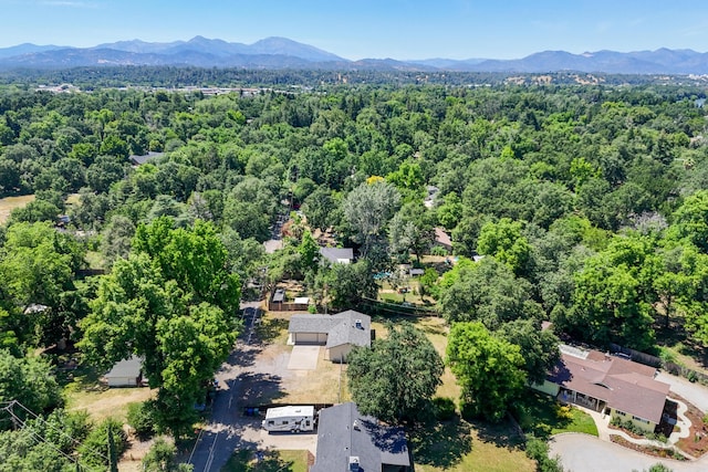 5867 Bell Rd, Redding, CA 96001 - aerial view of a mountain backdrop and a forest