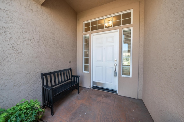 3337 Old Lantern Dr, Redding, CA 96003 - view of exterior entry featuring stucco siding