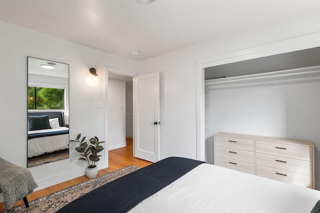 2180 Oak Ridge Dr, Redding, CA 96001 - bedroom with light wood-style floors and a closet