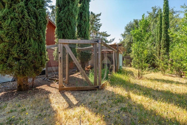 2025 El Verano St, Redding, CA 96002 - gate with exterior structure and an outdoor structure