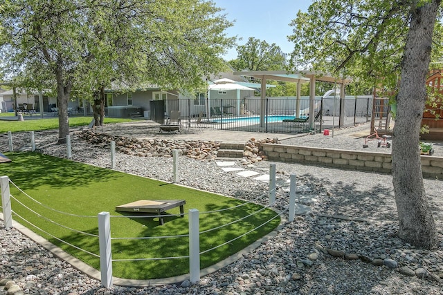 17400 Pittim Dr, Redding, CA 96003 - view of yard with a patio