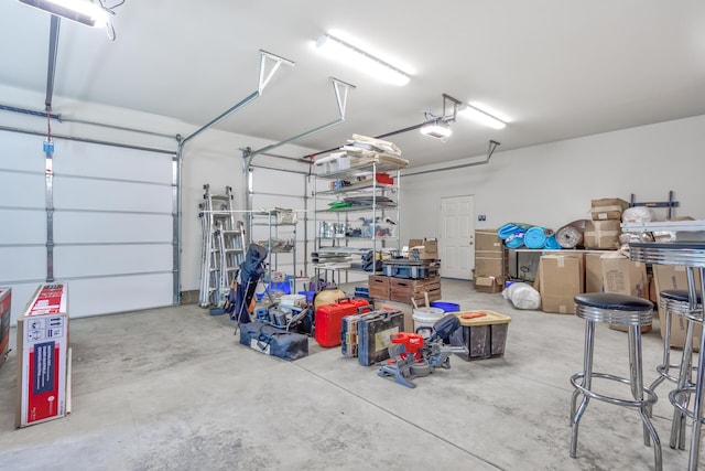 17400 Pittim Dr, Redding, CA 96003 - garage featuring a garage door opener