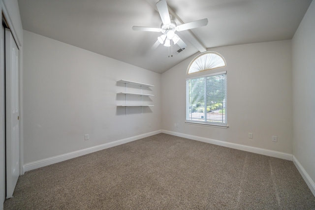 3255 Wandsworth Dr, Shasta Lake, CA 96019 - carpeted spare room with ceiling fan and baseboards