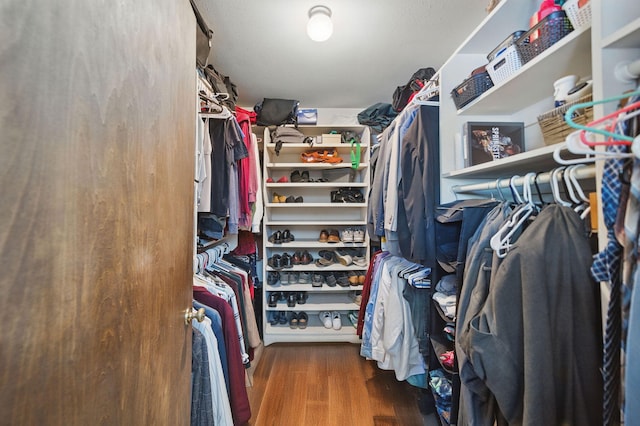 2034 Wilder Dr, Redding, CA 96002 - spacious closet with wood finished floors