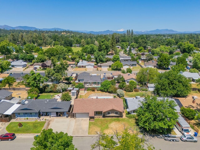 2034 Wilder Dr, Redding, CA 96002 - aerial perspective of suburban area featuring mountains