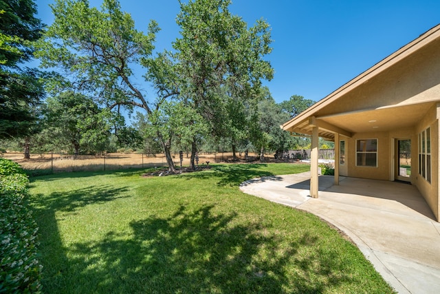2169 Hope Ln, Redding, CA 96003 - view of yard featuring a patio