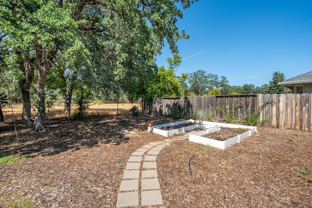 2169 Hope Ln, Redding, CA 96003 - fenced backyard with a garden