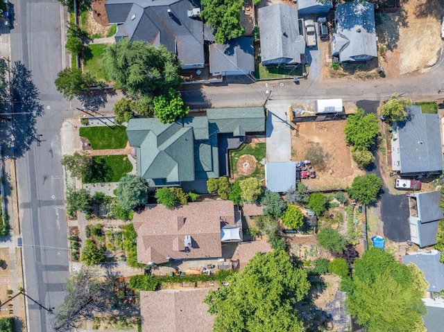 1764 Chestnut St, Redding, CA 96001 - aerial view of property and surrounding area featuring nearby suburban area