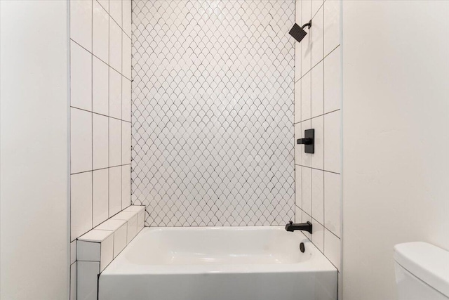 1764 Chestnut St, Redding, CA 96001 - full bathroom with toilet and bathing tub / shower combination