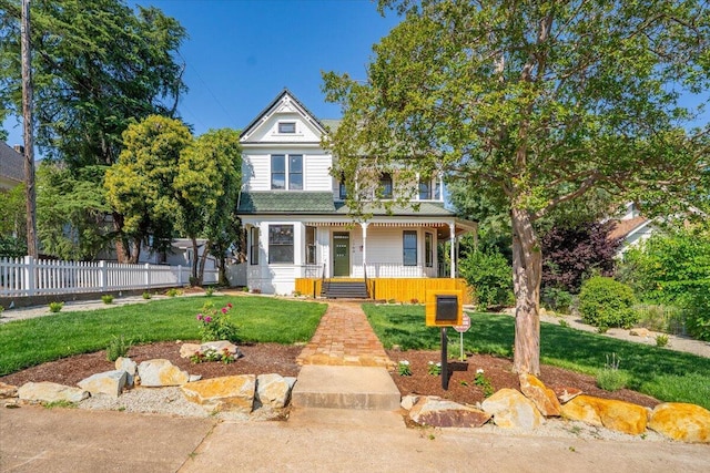 1764 Chestnut St, Redding, CA 96001 - victorian home featuring covered porch