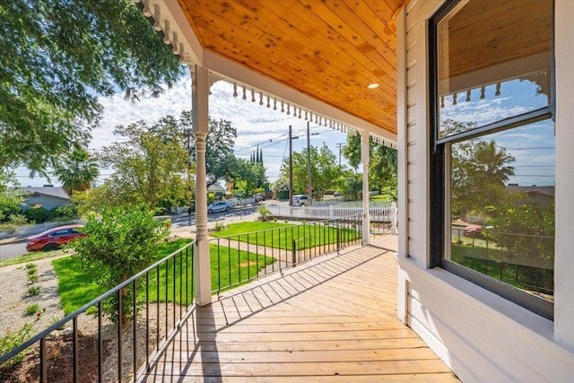 1764 Chestnut St, Redding, CA 96001 - view of wooden porch