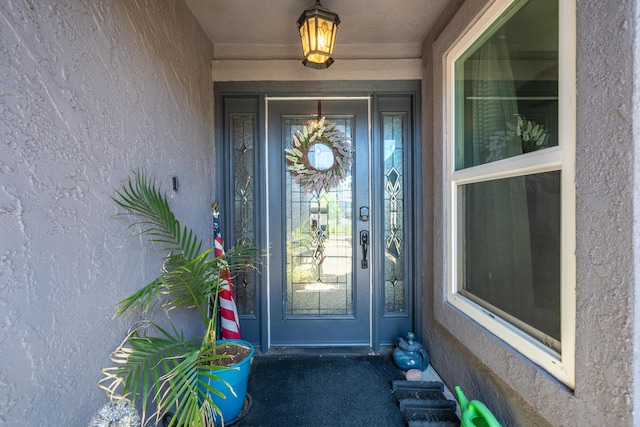 1136 Woodland Ter, Redding, CA 96002 - property entrance featuring stucco siding