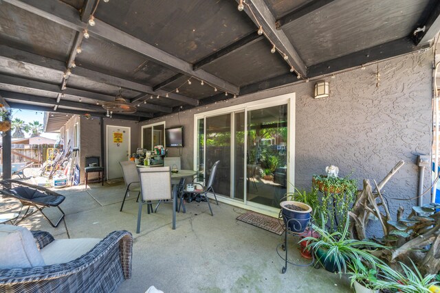 1136 Woodland Ter, Redding, CA 96002 - view of patio / terrace featuring outdoor dining space