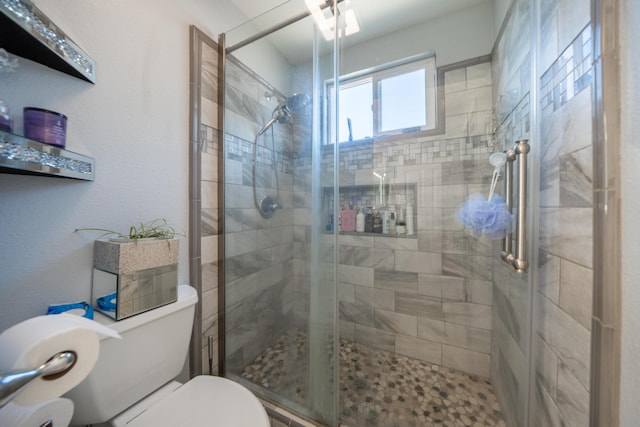 1136 Woodland Ter, Redding, CA 96002 - full bathroom with toilet and a stall shower