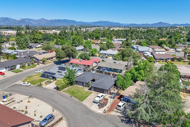 1136 Woodland Ter, Redding, CA 96002 - aerial view of residential area with a mountainous background