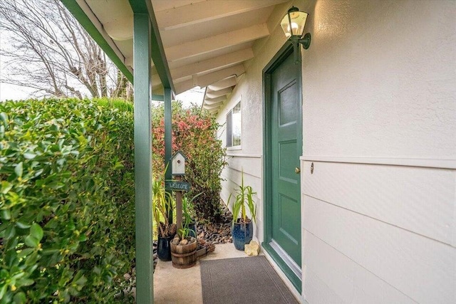 4200 Travona St, Redding, CA 96001 - view of exterior entry featuring stucco siding