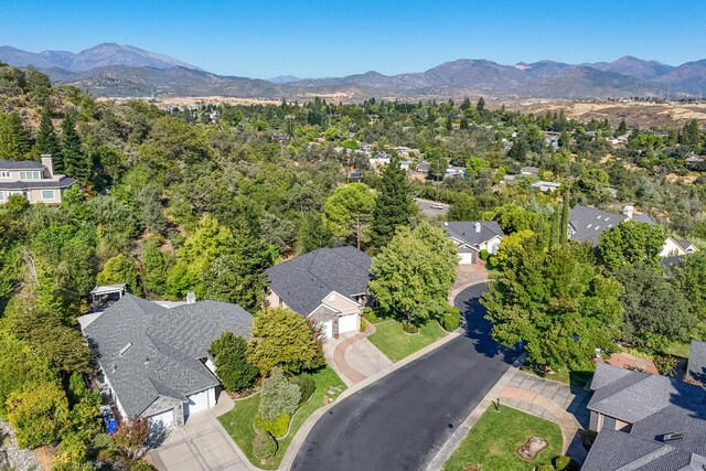3179 Pinot Path, Redding, CA 96001 - aerial view of residential area featuring mountains