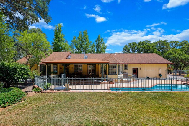 21247 Creekside Dr, Red Bluff, CA 96080 - back of house with a patio area