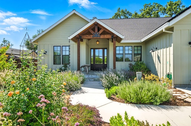 180 Agua Verdi Dr, Red Bluff, CA 96080 - entrance to property with board and batten siding and roof with shingles