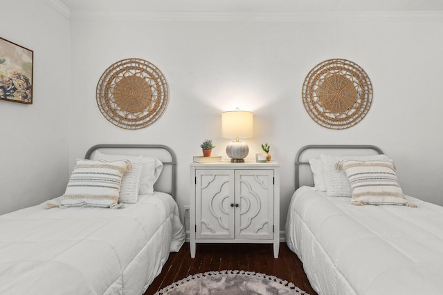 1545 Olive Ave, Redding, CA 96001 - bedroom featuring wood finished floors and ornamental molding