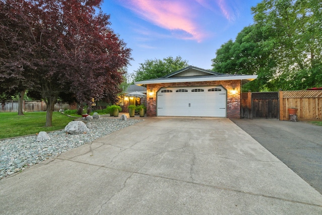 6966 Granada Dr, Redding, CA 96002 - garage with concrete driveway