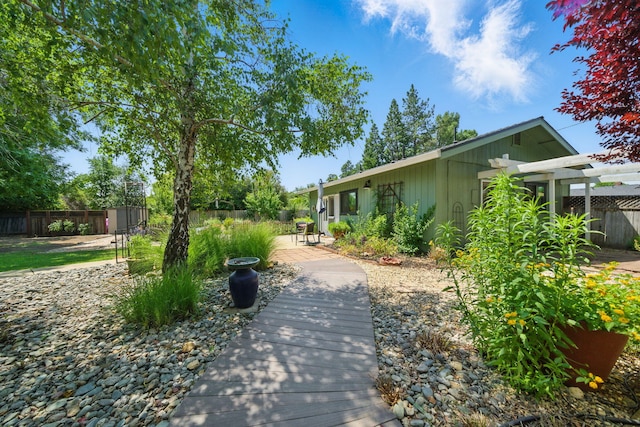 6966 Granada Dr, Redding, CA 96002 - view of home's community featuring a pergola