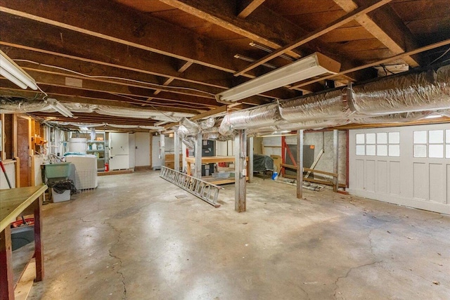 4400 Allen St, Dunsmuir, CA 96025 - below grade area with washer / dryer