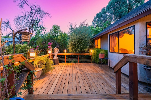 2173 Oak Ridge Dr, Redding, CA 96001 - view of wooden deck