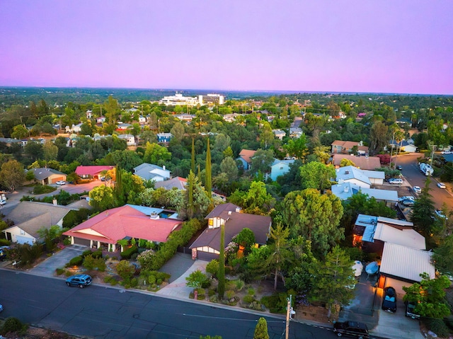 2173 Oak Ridge Dr, Redding, CA 96001 - aerial view at dusk of a residential view