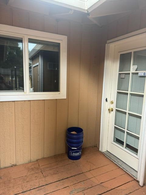 37023 Park Ave, Burney, CA 96013 - entrance to property featuring a wooden deck
