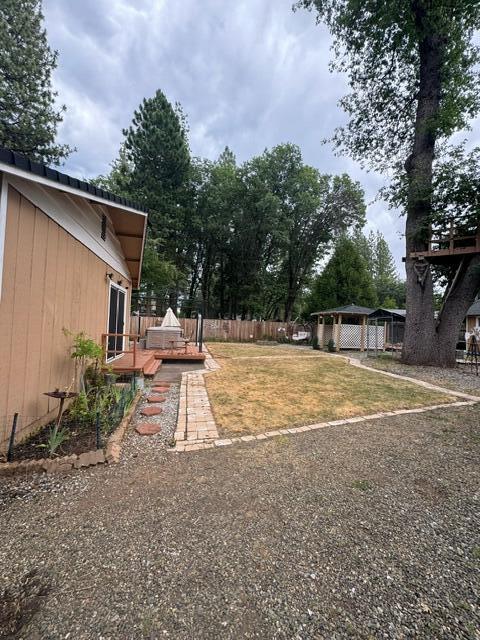 37023 Park Ave, Burney, CA 96013 - view of yard with a deck