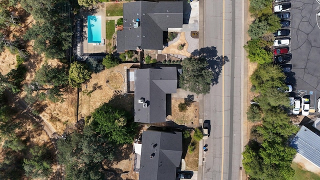 2955 Shasta St, Redding, CA 96001 - aerial view of property's location with a pool area