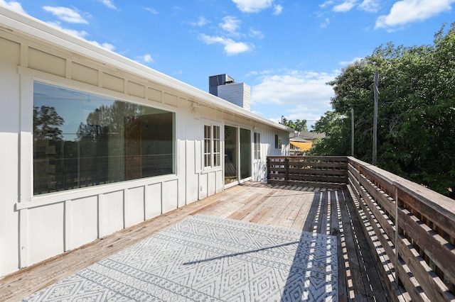 2955 Shasta St, Redding, CA 96001 - view of wooden deck