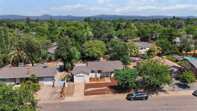 3921 Mercury Dr, Redding, CA 96002 - drone / aerial view of a mountainous background