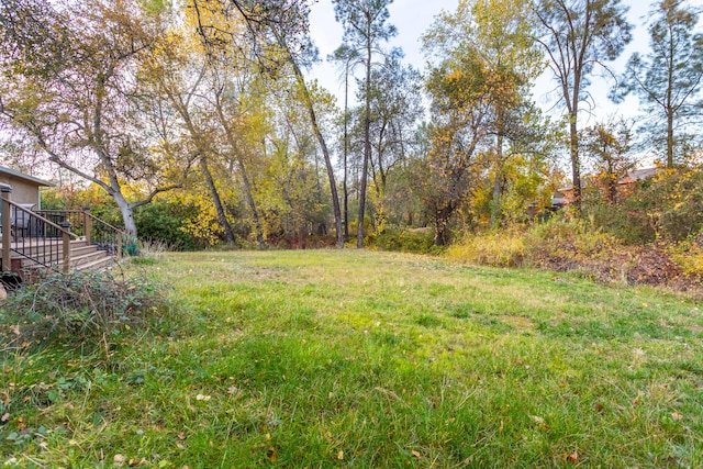 3274 Quartz Hill Rd, Redding, CA 96003 - view of yard featuring stairs