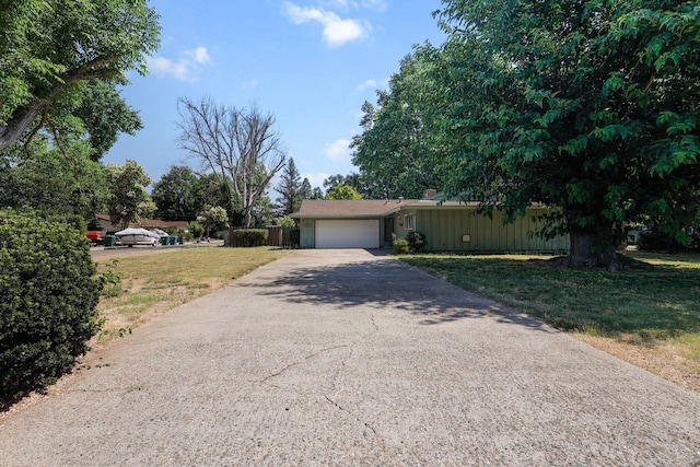 3371 Bardick Rd, Anderson, CA 96007 - view of front of home featuring driveway, an attached garage, and a front yard