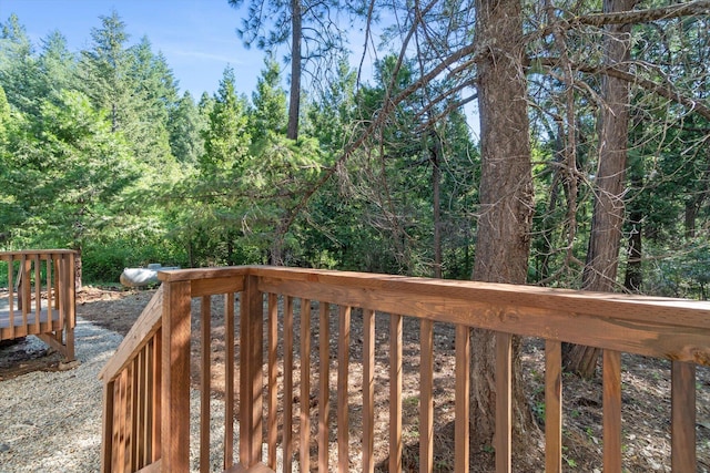 7727 Pegnan Rd, Shingletown, CA 96088 - view of wooden terrace