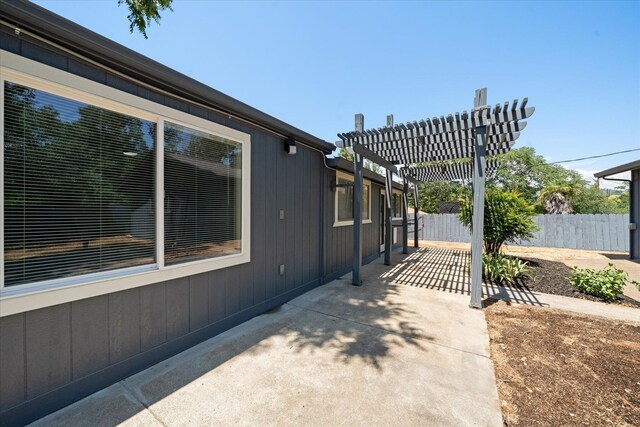 1949 Montana Ave, Shasta Lake, CA 96019 - view of patio with a pergola