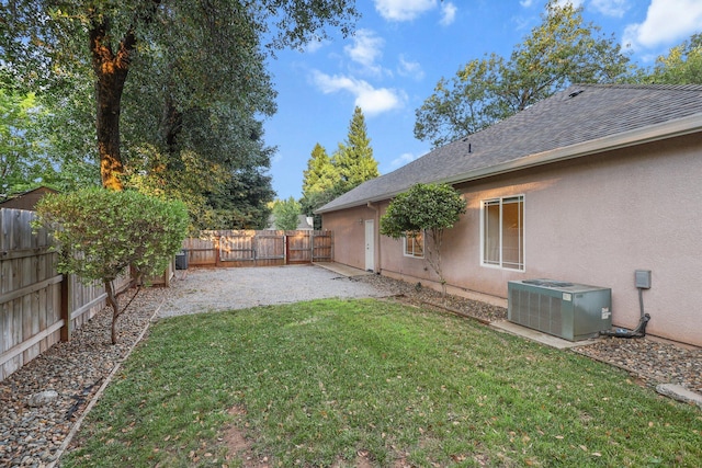 4230 Brittany Dr, Redding, CA 96002 - fenced backyard featuring a patio area