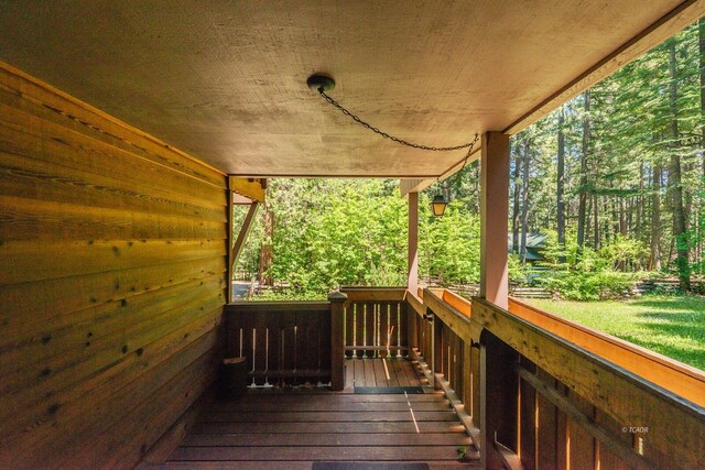 131 Northwoods Ests, Trinity Center, CA 96091 - view of deck