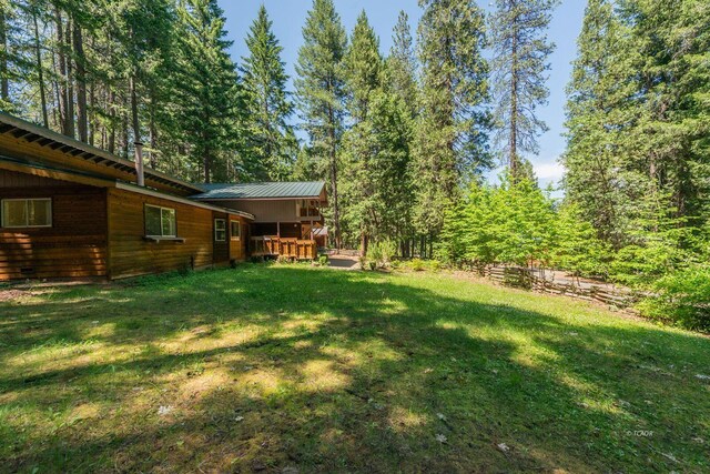 131 Northwoods Ests, Trinity Center, CA 96091 - view of grassy yard