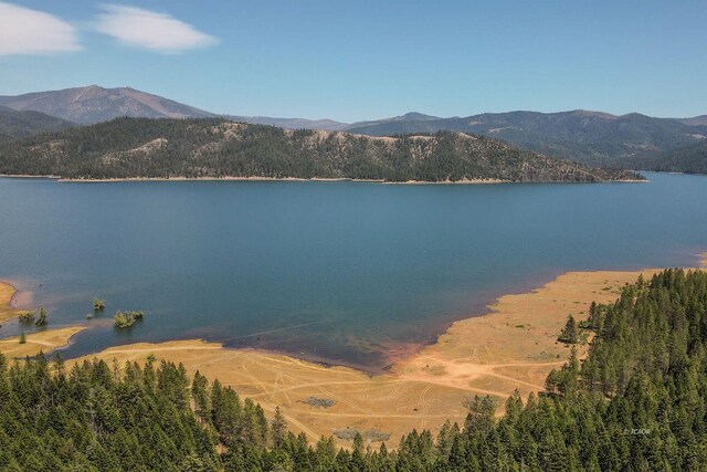 131 Northwoods Ests, Trinity Center, CA 96091 - water view featuring a mountainous background