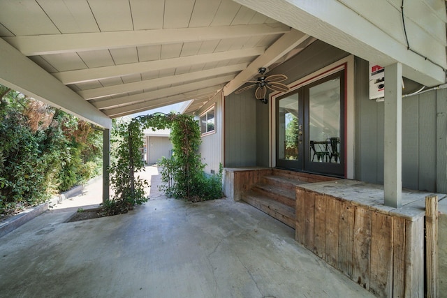 4050 Oro Ct, Redding, CA 96001 - view of patio / terrace featuring french doors