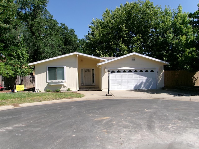 1232 Crag Walk, Redding, CA 96003 - ranch-style home with driveway and a garage