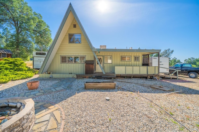 10268 Deschutes Rd, Palo Cedro, CA 96073 - view of front of property featuring board and batten siding