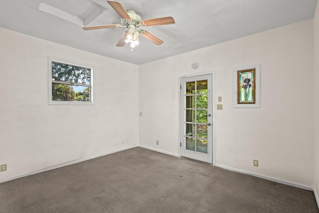 2040 Sonoma St, Redding, CA 96001 - empty room with carpet and a ceiling fan