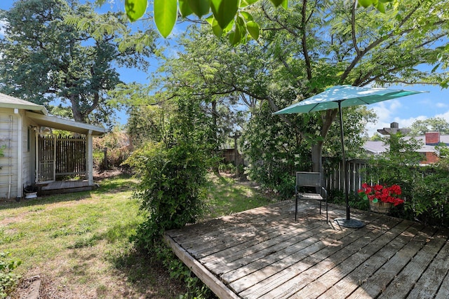 2040 Sonoma St, Redding, CA 96001 - view of wooden terrace